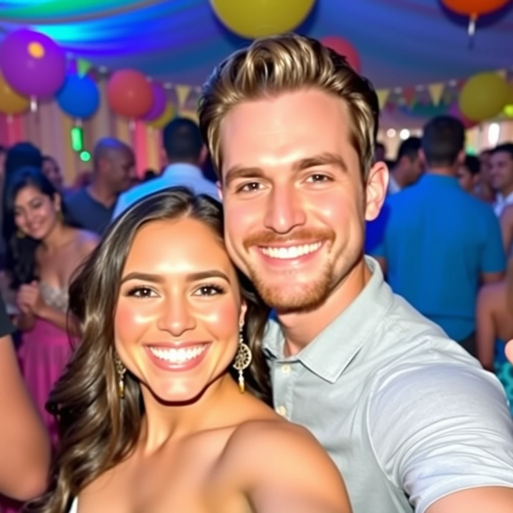 Happy couple smiling